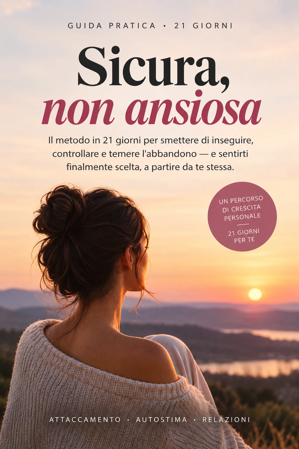 Copertina di Sicura, non ansiosa